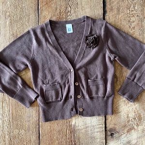 Carter’s brown cardigan size 6